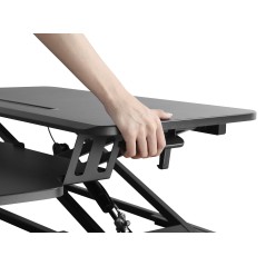 Equip Monitor Mount Stand Black - Ergonomic, Adjustable & Durable Design for Optimal Viewing
